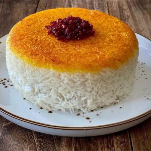 طرز تهیه‌ی ۲ نوع ته چین زعفرانی خوشمزه