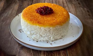 طرز تهیه‌ی ۲ نوع ته چین زعفرانی خوشمزه